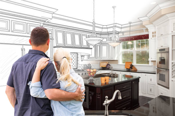 Professional Kitchen Island Installation technician working in New Germany, MN